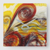 Het oog van God door Georgiana Houghton Vierkante Klok (Voorkant)