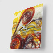 Het oog van God door Georgiana Houghton Vierkante Klok (Hoek)