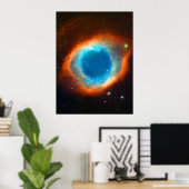 Het oog van God - Helix Nebula Astronomie Afbeeldi Poster (Thuiskantoor)