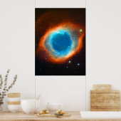 Het oog van God - Helix Nebula Astronomie Afbeeldi Poster (Keuken)