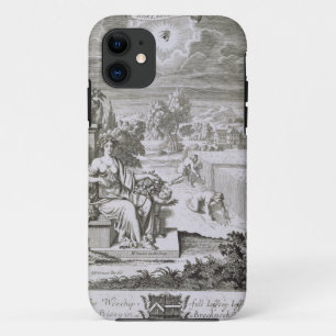 Het oog van God kijkt naar de oogst, illustratie v Case-Mate iPhone Case