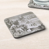 Het oog van God kijkt naar de oogst, illustratie v Onderzetter (Linkerzijde)