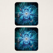 Het oog van God Vierkante Visitekaartjes (Voorkant /achterkant)