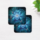 Het oog van God Vierkante Visitekaartjes (Bureau)