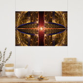 Het oog van goud - Poster (Keuken)