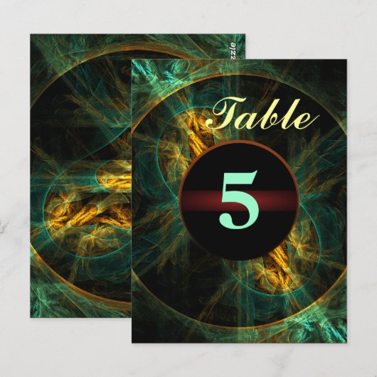 Het oog van het Briefkaart van het Aantal van de L (Voorkant / Achterkant)