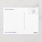 Het oog van het hart briefkaart (Achterkant)