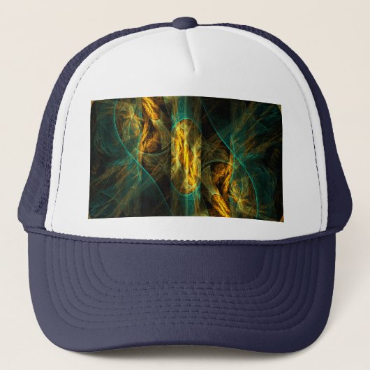 Het oog van het Oerwoud Abstract Art Pet (Voorkant)