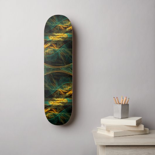 Het oog van het Oerwoud Abstract kunstskateboard Skateboard (Muurkunst)