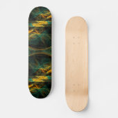 Het oog van het Oerwoud Abstract kunstskateboard Skateboard (Voorkant)