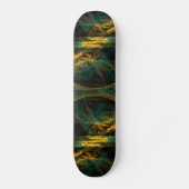 Het oog van het Oerwoud Abstract kunstskateboard Skateboard (Voorkant)