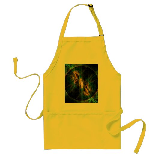 Het oog van het Oerwoud Abstracte Art Apron Standaard Schort (Voorkant)