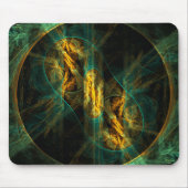 Het oog van het Oerwoud Abstracte Art Mousepad Muismat (Voorkant)