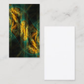 Het Oog van het Oerwoud Abstracte Kunst Visitekaar Visitekaartje (Voorkant / Achterkant)