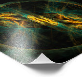 Het oog van het Oerwoud Abstracte Kunstfoto Druk Foto Afdruk (Hoek)