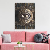 Het Oog van het Oude Egypte Canvas Afdruk (Insitu (Woonkamer))