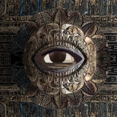 Het Oog van het Oude Egypte Canvas Afdruk