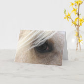 Het Oog van het Paard van Palomino, de Dag van Kaart (Gele Bloem)