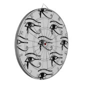 Het oog van het paardenpatroon dartbord (Voorkant Links)