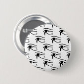 Het oog van het paardenpatroon ronde button 5,7 cm (Voorkant /achterkant)
