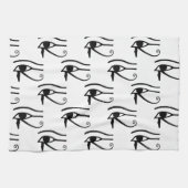 Het oog van het paardenpatroon theedoek (Horizontaal)