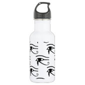 Het oog van het paardenpatroon waterfles  (Voorkant)