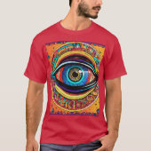 Het oog van het schepsel dat niet knippert t-shirt (Voorkant)