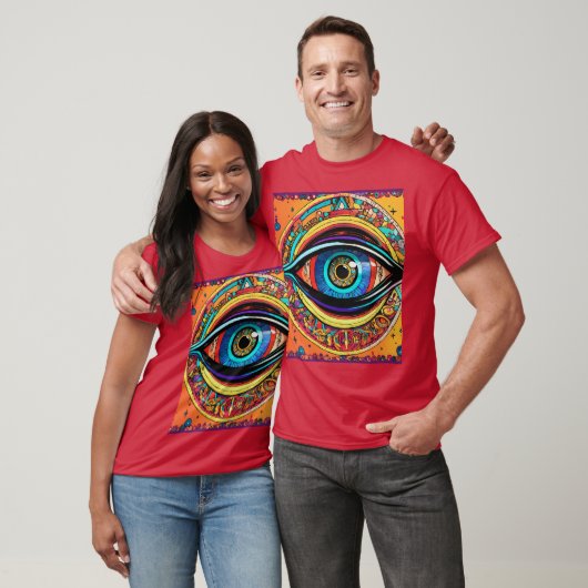 Het oog van het schepsel dat niet knippert t-shirt (Unisex)