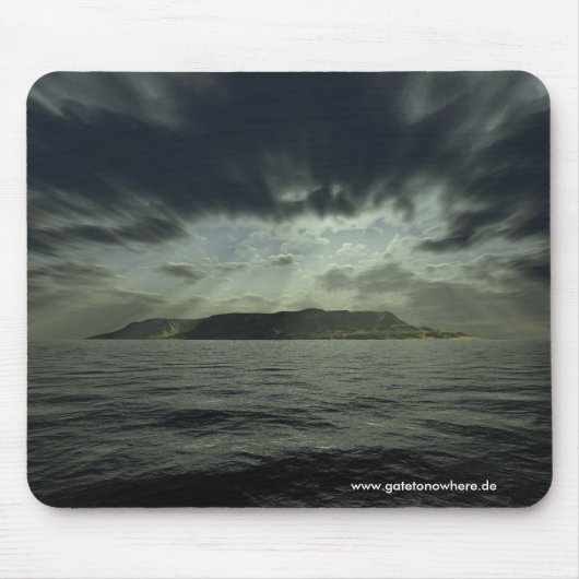 Het oog van het Storm - Mousepad Muismat (Voorkant)