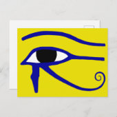 Het oog van Horus Briefkaart (Voorkant / Achterkant)