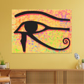 Het oog van Horus Canvas Afdruk (Insitu (Woonkamer))