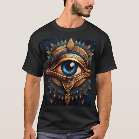 Het oog van Horus - een oud symbool van macht T-shirt (Voorkant)