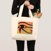 Het oog van Horus Grote Tote Bag (Voorkant (product))