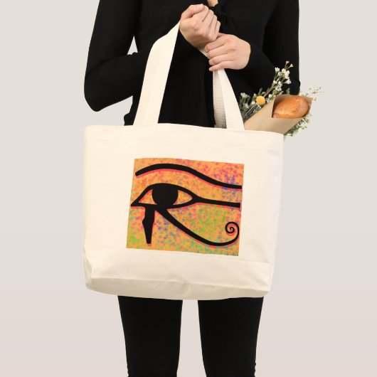 Het oog van Horus Grote Tote Bag (Voorkant (product))
