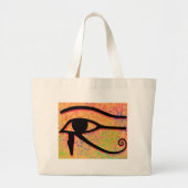 Het oog van Horus Grote Tote Bag (Voorkant)