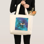 Het oog van Horus. Grote Tote Bag (Voorkant (product))