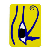 Het oog van Horus Magneet (Verticaal)
