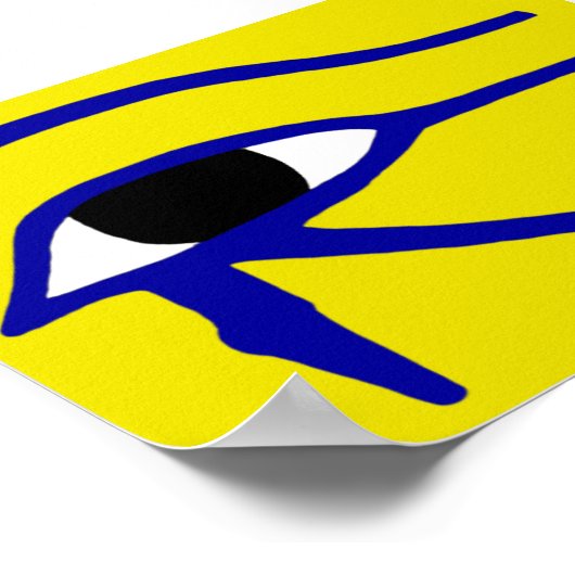 Het oog van Horus Poster (Hoek)