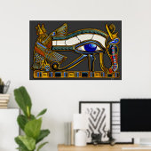 Het oog van Horus Poster (Thuiskantoor)
