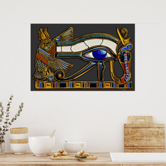 Het oog van Horus Poster (Keuken)