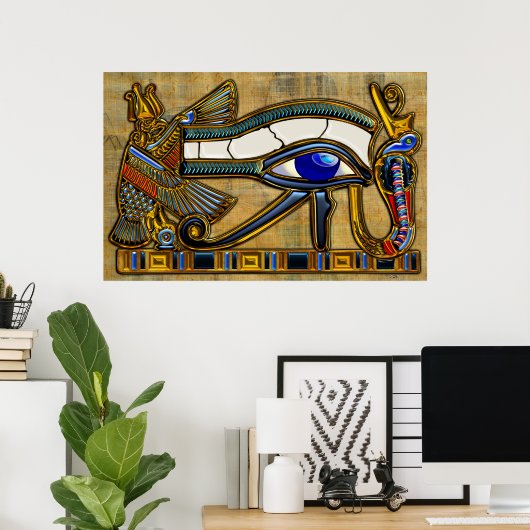 Het oog van Horus Poster (Thuiskantoor)