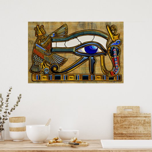 Het oog van Horus Poster (Keuken)