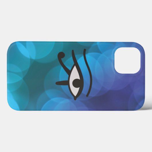 Het oog van Huros Case-Mate iPhone Case (Achterkant (horizontaal))