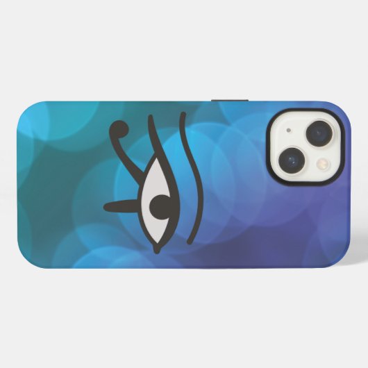 Het oog van Huros iPhone Hoesje (Achterkant horizontaal)