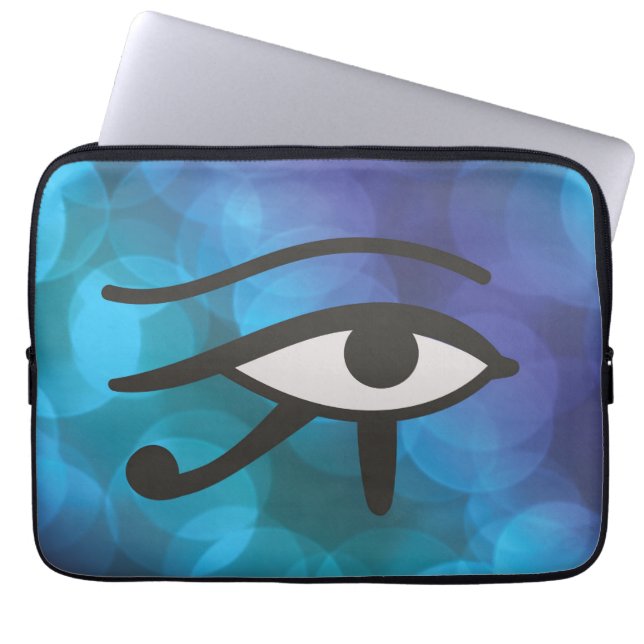 Het oog van Huros. Laptop Sleeve (Voorkant)