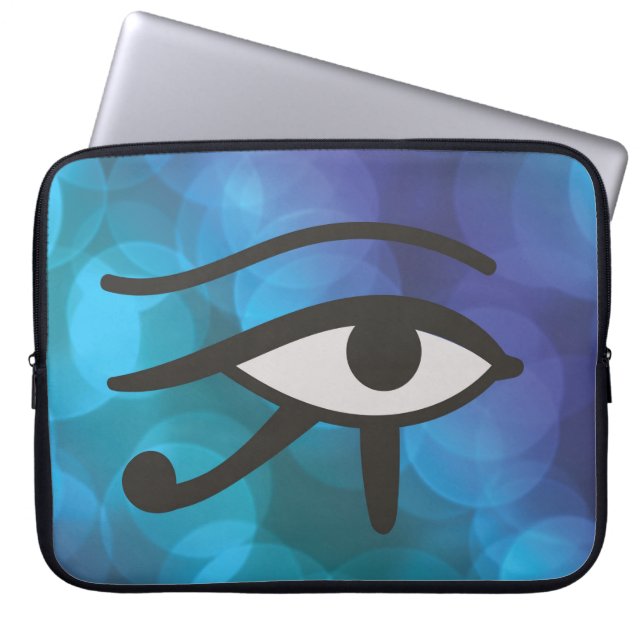 Het oog van Huros. Laptop Sleeve (Voorkant)