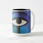 Het oog van Huros. Tweekleurige Koffiemok (Voorkant rechts)