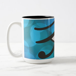 Het oog van Huros. Tweekleurige Koffiemok
