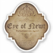 Het oog van Newt Apothecary DC Sticker (Voorkant)