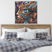 Het Oog van Oneindige Mogelijkheid Canvas Afdruk (Insitu (Slaapkamer))